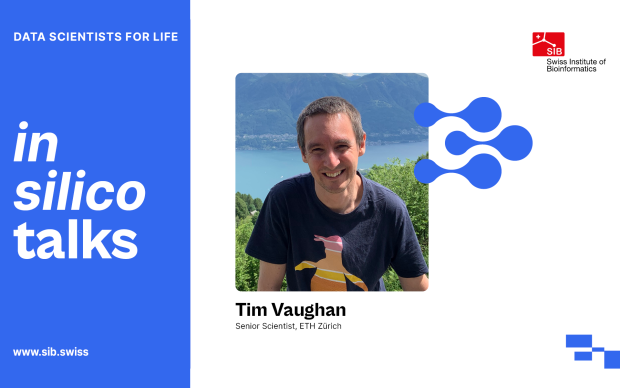 in silico talk with the speaker Tim Vaughan