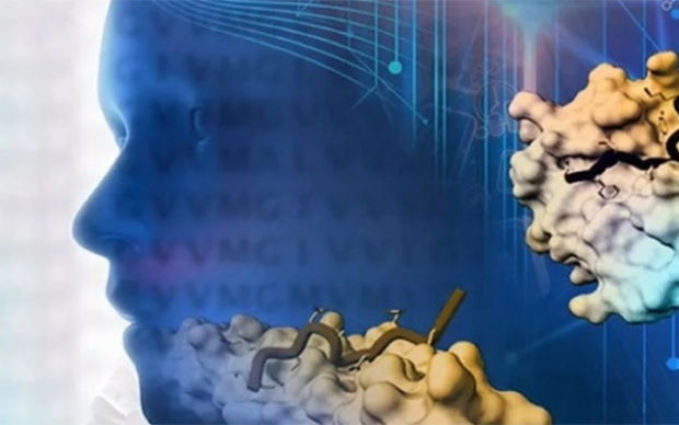 an image illustrating the first symposium on protein design.