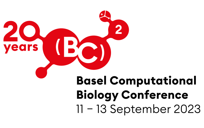 The logo for this year's Basel Computational Biology Conference