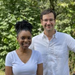 Picture of Christophe Dessimoz and Natasha Glover