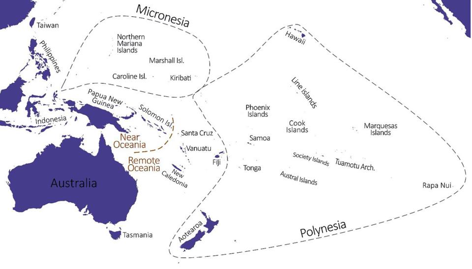a map of the pacific islands